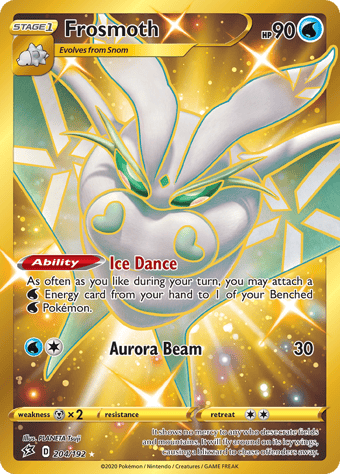 Frosmoth Rebel Clash Pokemon Card