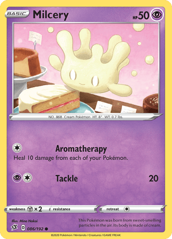 Milcery Rebel Clash Pokemon Card