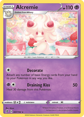Alcremie Rebel Clash Pokemon Card