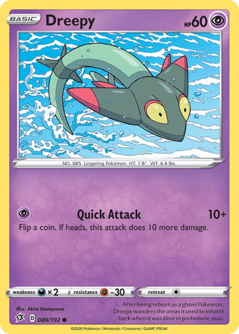 Dreepy Rebel Clash Pokemon Card