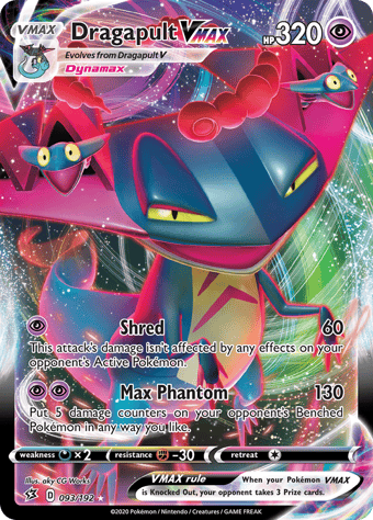 Dragapult VMAX Rebel Clash Pokemon Card