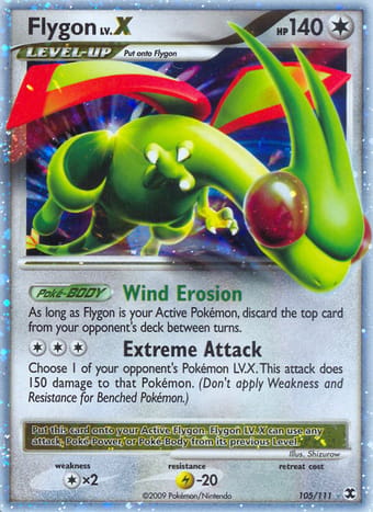 Flygon Rising Rivals Pokemon Card