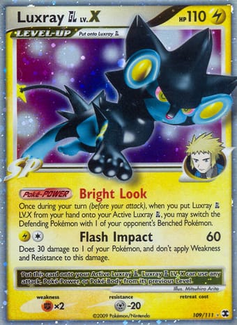 Luxray GL Rising Rivals Pokemon Card