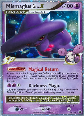 Mismagius GL Rising Rivals Pokemon Card