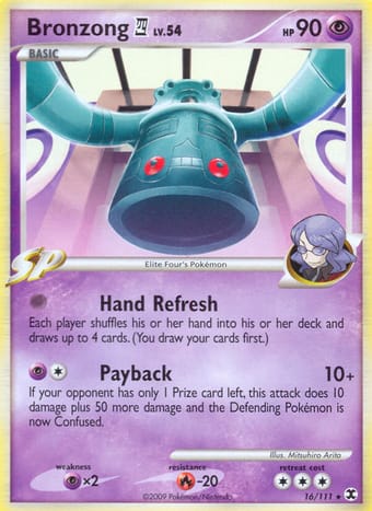 Bronzong 4 Rising Rivals Pokemon Card