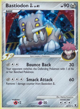 Bastiodon GL Rising Rivals Pokemon Card