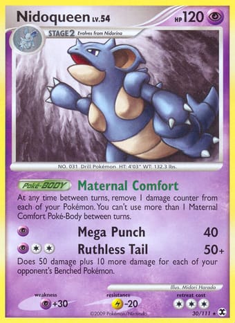 Nidoqueen Rising Rivals Pokemon Card