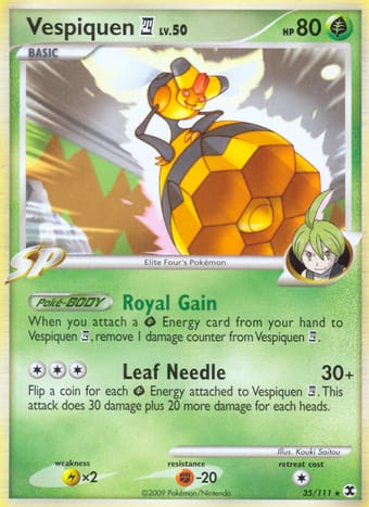 Vespiquen 4 Rising Rivals Pokemon Card