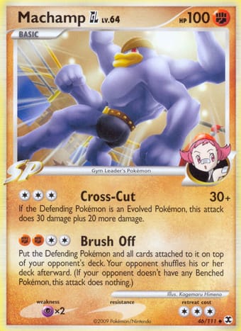 Machamp GL Rising Rivals Pokemon Card