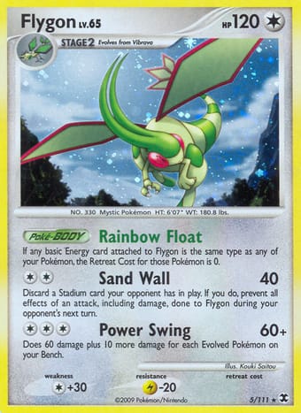 Flygon Rising Rivals Pokemon Card