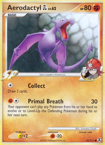 Aerodactyl GL Rising Rivals Pokemon Card