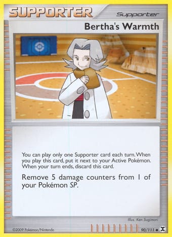 Bertha's Warmth Rising Rivals Pokemon Card