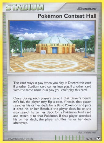 Pokemon Contest Hall Rising Rivals Pokemon Card