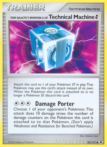Team Galactic's Invention G-107 Technical Machine Rising Rivals Pokemon Card