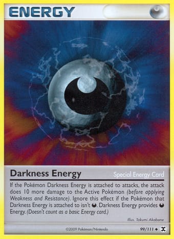 Darkness Energy Rising Rivals Pokemon Card