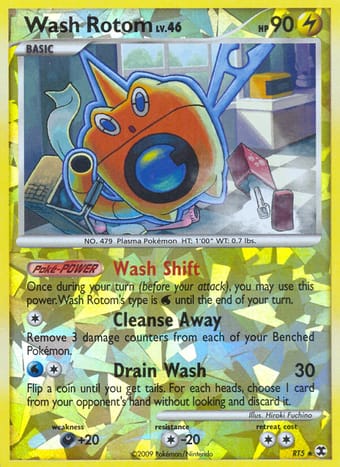 Wash Rotom Rising Rivals Pokemon Card