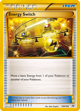 Energy Switch Roaring Skies Pokemon Card