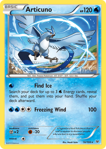 Articuno Roaring Skies Pokemon Card