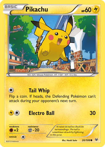 Pikachu Roaring Skies Pokemon Card