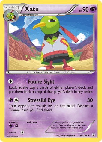 Xatu Roaring Skies Pokemon Card