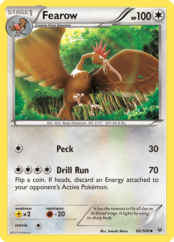 Fearow Roaring Skies Pokemon Card