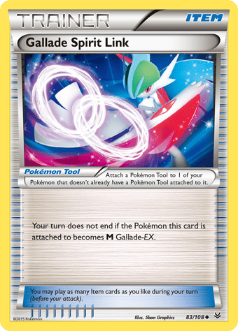 Gallade Spirit Link Roaring Skies Pokemon Card