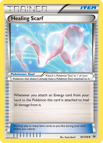 Healing Scarf Roaring Skies Pokemon Card