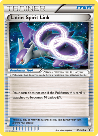 Latios Spirit Link Roaring Skies Pokemon Card