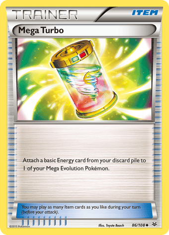 Mega Turbo Roaring Skies Pokemon Card