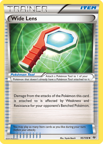 Wide Lens Roaring Skies Pokemon Card