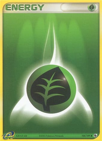Grass Energy EX Ruby & Sapphire Pokemon Card