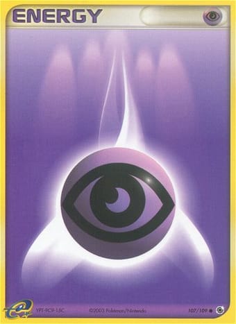 Psychic Energy EX Ruby & Sapphire Pokemon Card