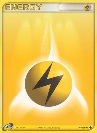 Lightning Energy EX Ruby & Sapphire Pokemon Card