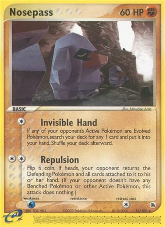 Nosepass EX Ruby & Sapphire Pokemon Card