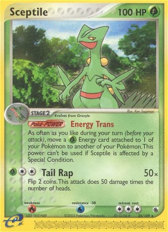Sceptile EX Ruby & Sapphire Pokemon Card