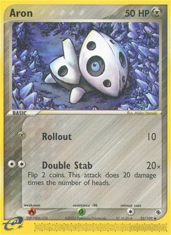 Aron EX Ruby & Sapphire Pokemon Card