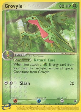 Grovyle EX Ruby & Sapphire Pokemon Card