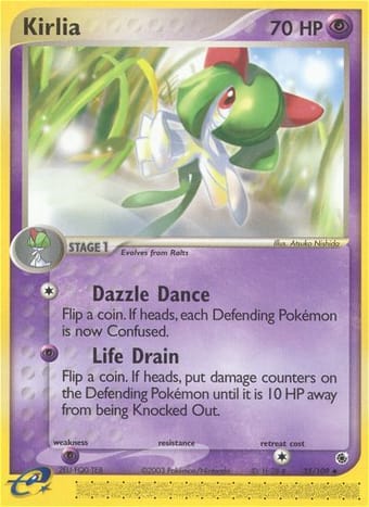 Kirlia EX Ruby & Sapphire Pokemon Card