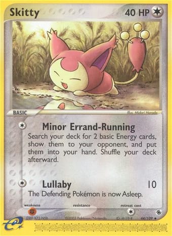 Skitty EX Ruby & Sapphire Pokemon Card