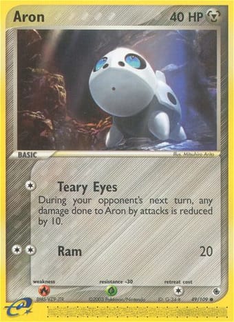 Aron EX Ruby & Sapphire Pokemon Card