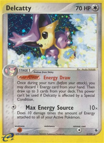 Delcatty EX Ruby & Sapphire Pokemon Card