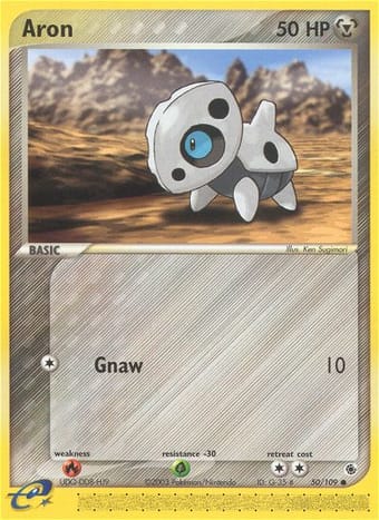 Aron EX Ruby & Sapphire Pokemon Card