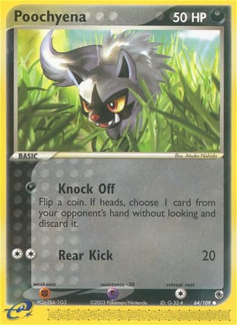 Poochyena EX Ruby & Sapphire Pokemon Card