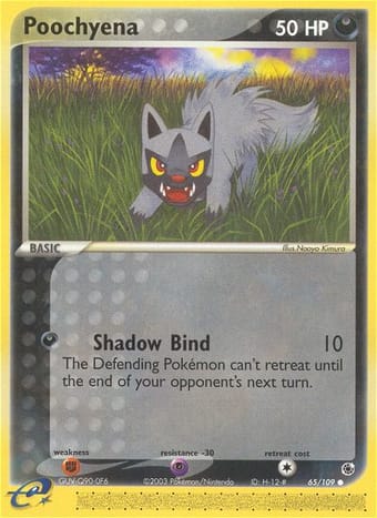 Poochyena EX Ruby & Sapphire Pokemon Card