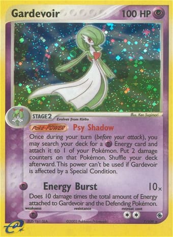 Gardevoir EX Ruby & Sapphire Pokemon Card