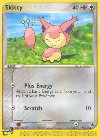 Skitty EX Ruby & Sapphire Pokemon Card