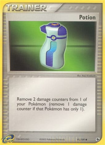 Potion EX Ruby & Sapphire Pokemon Card