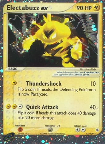 Electabuzz ex EX Ruby & Sapphire Pokemon Card
