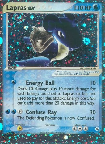 Lapras ex EX Ruby & Sapphire Pokemon Card