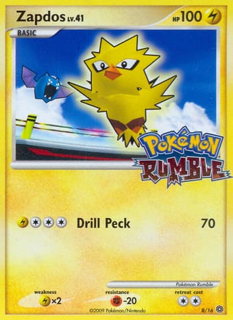 Zapdos Pokémon Rumble Pokemon Card